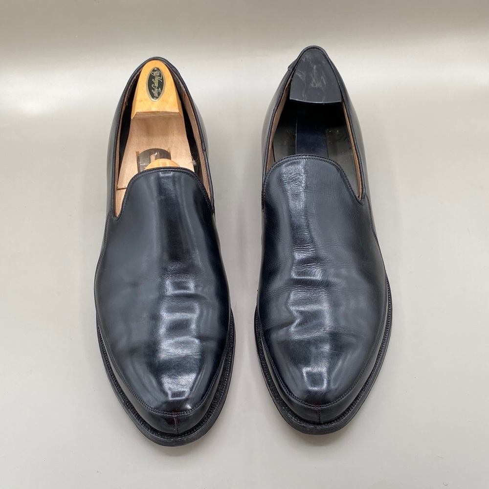 Nunn Bush Classic Black Men's Slip-On Loafers (LOT 405)